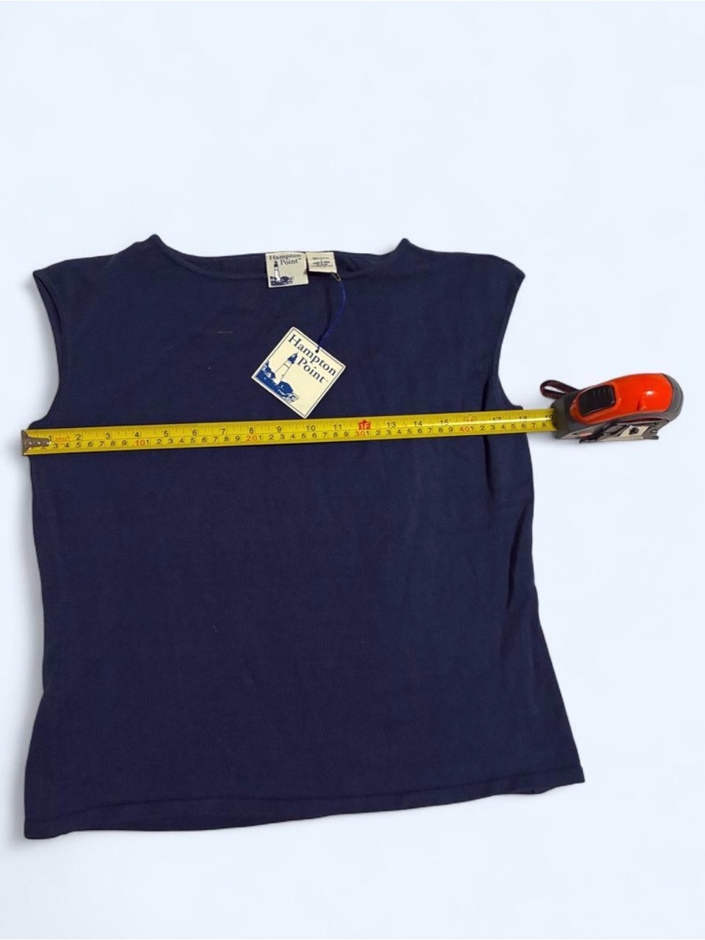 NWT Navy Sleeveless Top - size M
